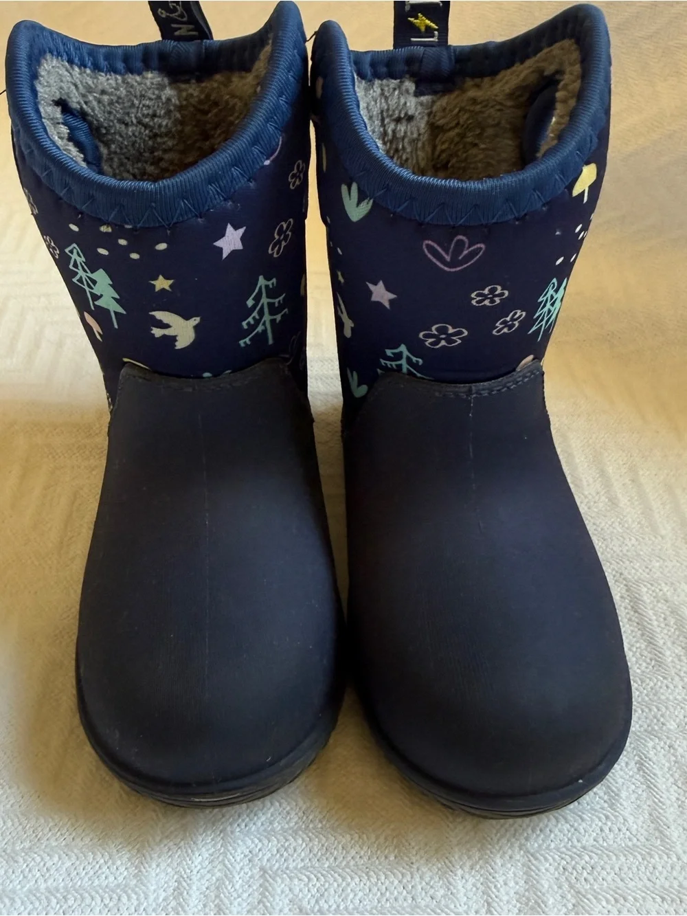 Jan & Jul Navy Winter Pull-On Boots